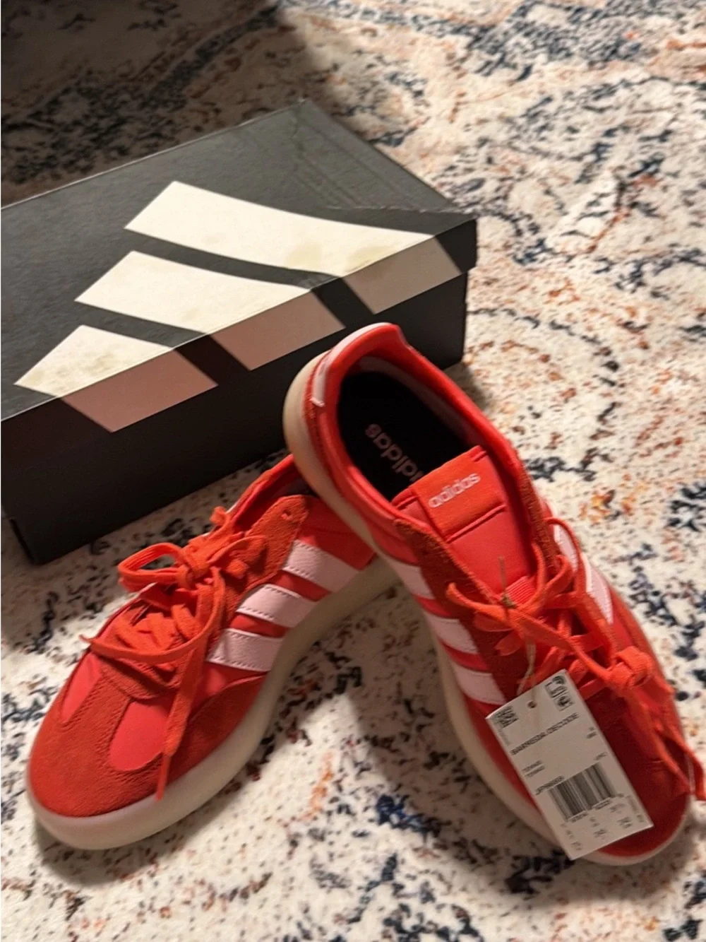 Adidas Barreda Decode Orange Pink Sneakers NWT